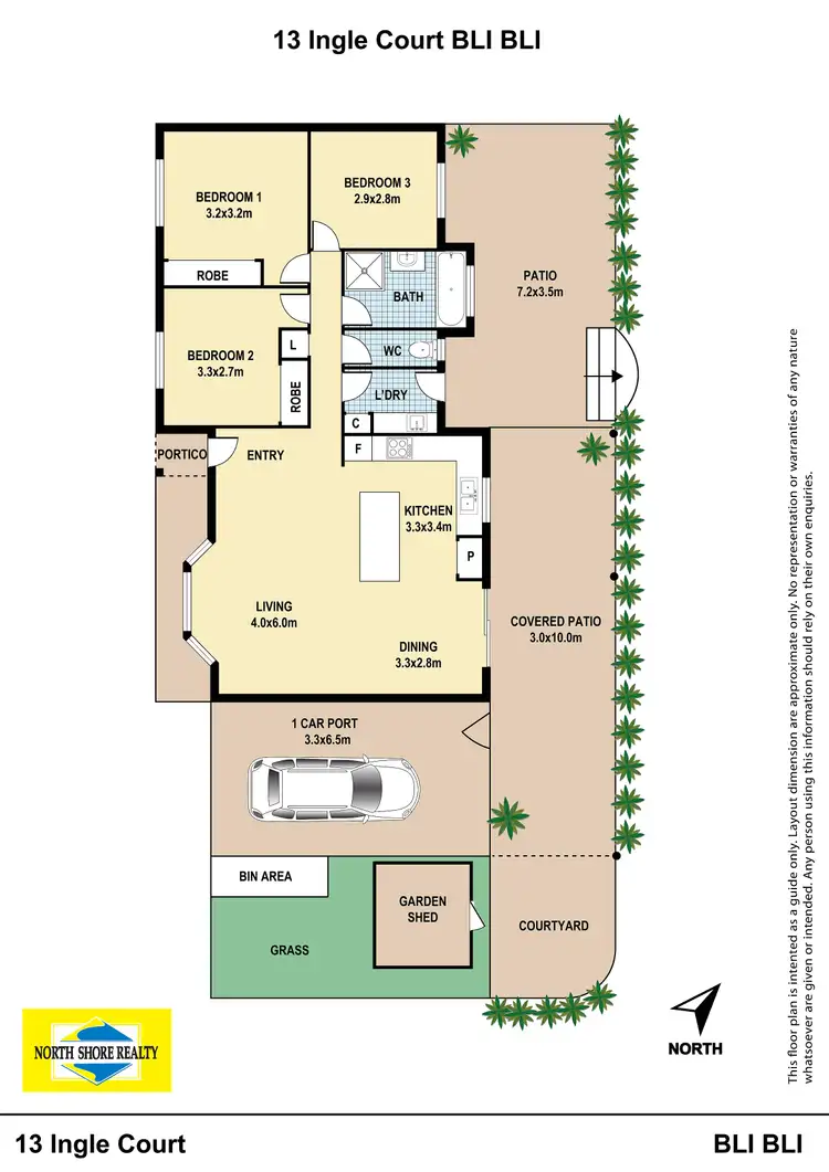 Floorplan of Homely house listing, 13 Ingle Court, Bli Bli QLD 4560