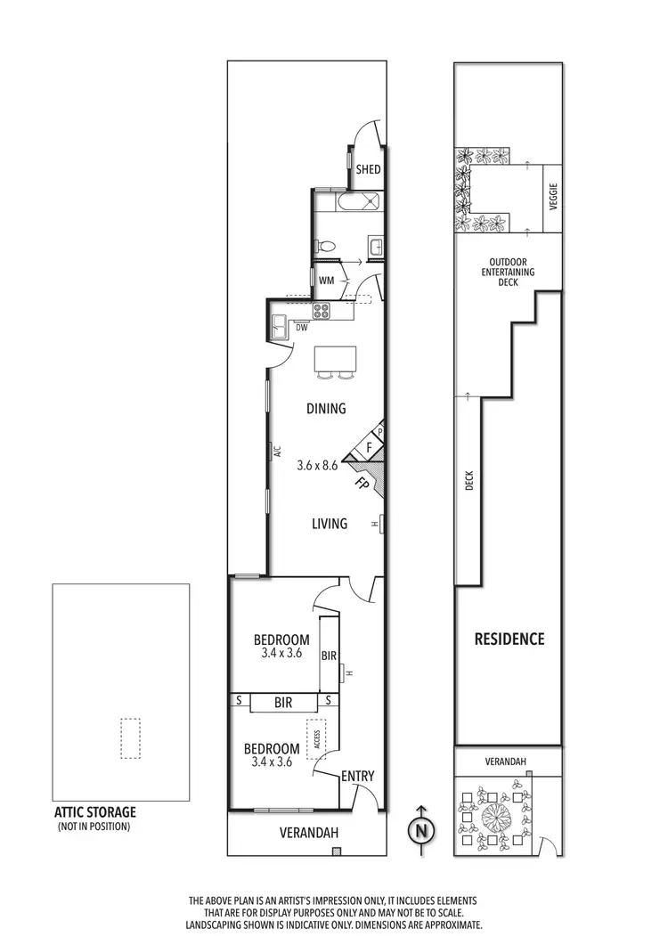 Floorplan of Homely house listing, 89 Clarendon Street, Thornbury VIC 3071