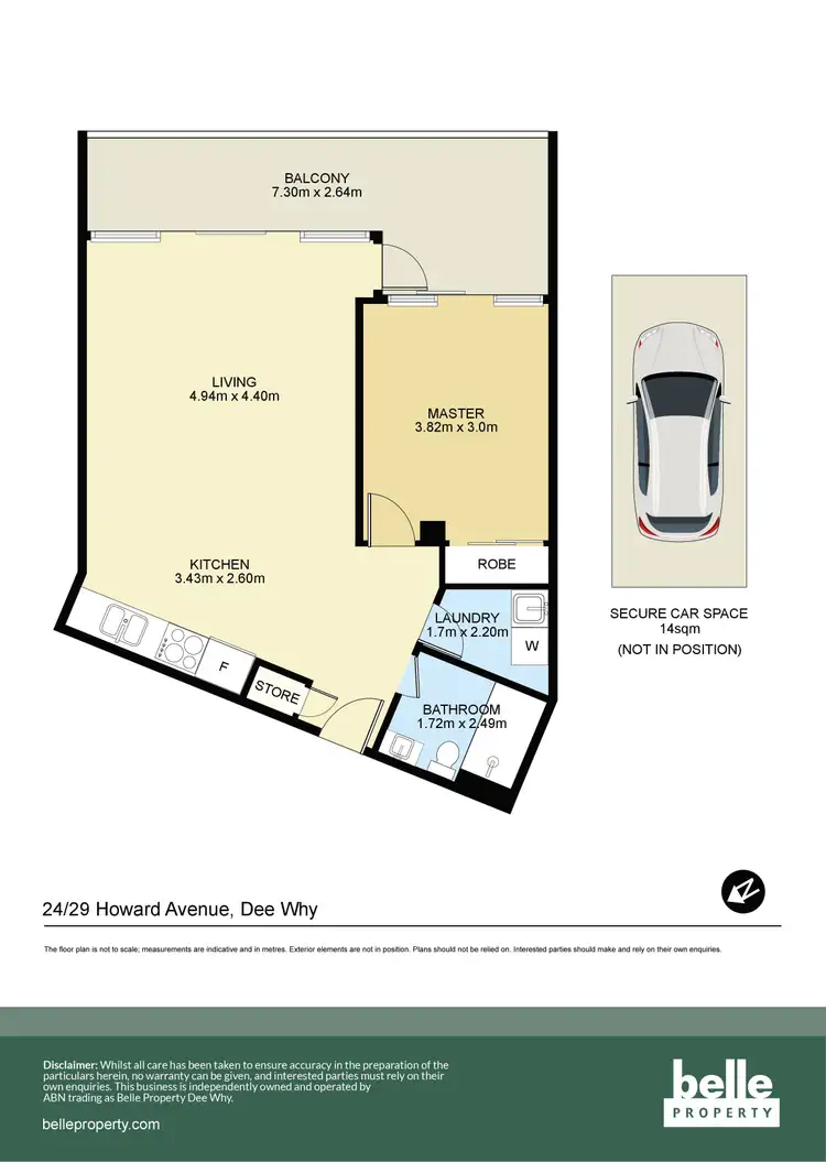 Floorplan of Homely apartment listing, 24/29 Howard Avenue, Dee Why NSW 2099