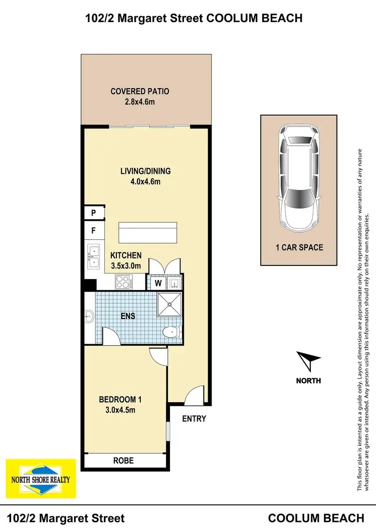Floorplan of Homely unit listing, 102/2 Margaret Street, Coolum Beach QLD 4573