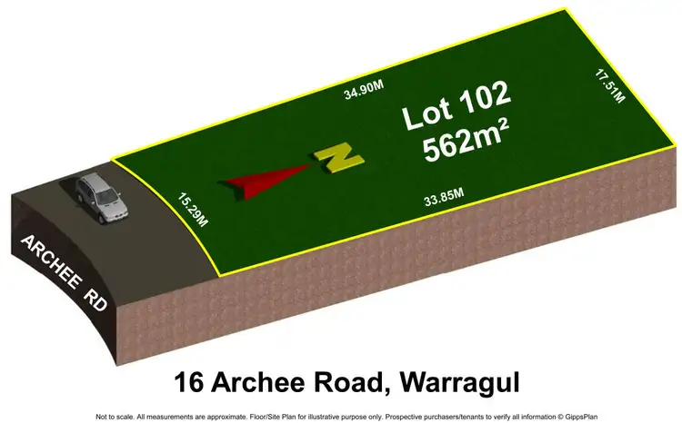 Floorplan of Homely land listing, 16 Archee Road, Warragul VIC 3820