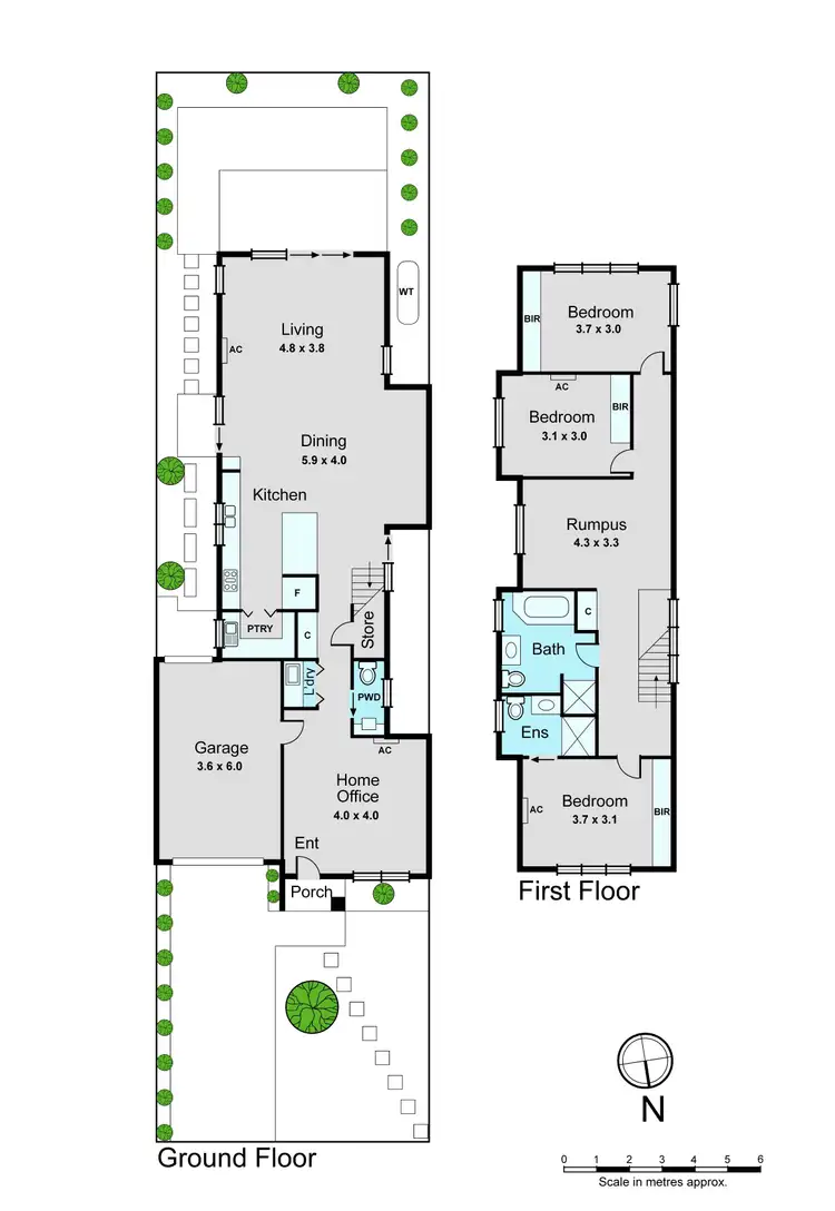 Floorplan of Homely townhouse listing, 2b Beauford Street, Huntingdale VIC 3166