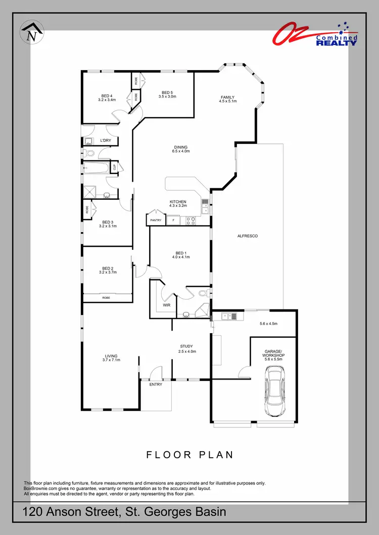 Floorplan of Homely house listing, 120 Anson Street, St Georges Basin NSW 2540