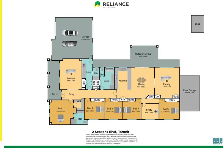Floorplan of Homely house listing, 2 Seasons Boulevard, Tarneit VIC 3029