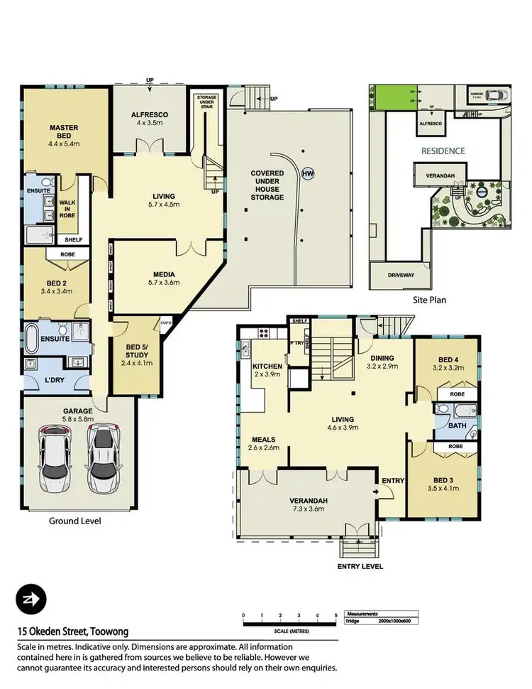Floorplan of Homely house listing, 15 Okeden Street, Toowong QLD 4066
