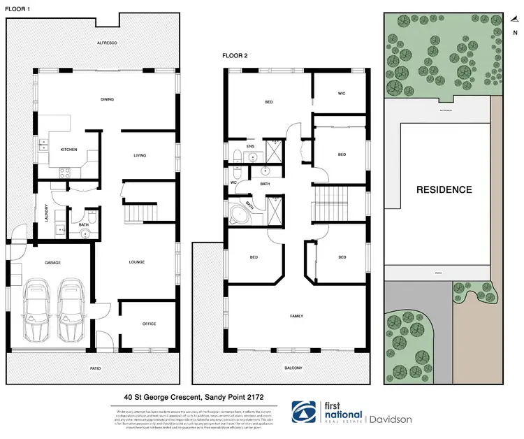 Floorplan of Homely house listing, 40 St George Crescent, Sandy Point NSW 2172