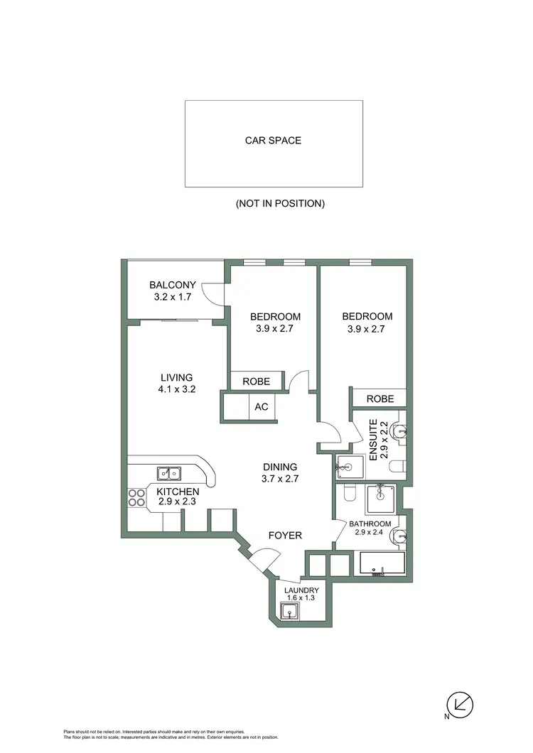 Floorplan of Homely apartment listing, 46/104 Miller Street, Pyrmont NSW 2009