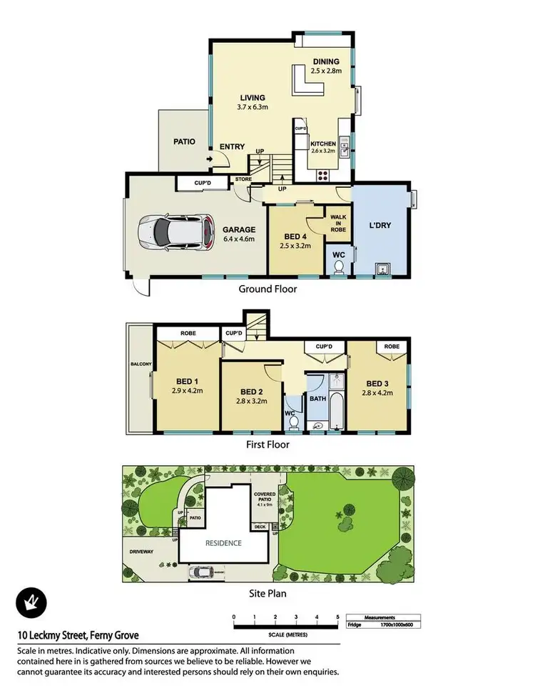 Floorplan of Homely house listing, 10 Leckmy Street, Ferny Grove QLD 4055