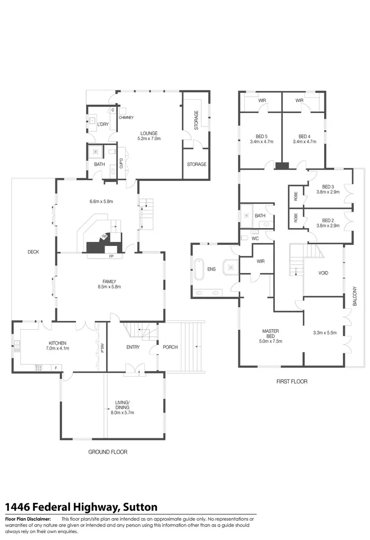 Floorplan of Homely rural property listing, 1446 Federal Highway, Sutton NSW 2620