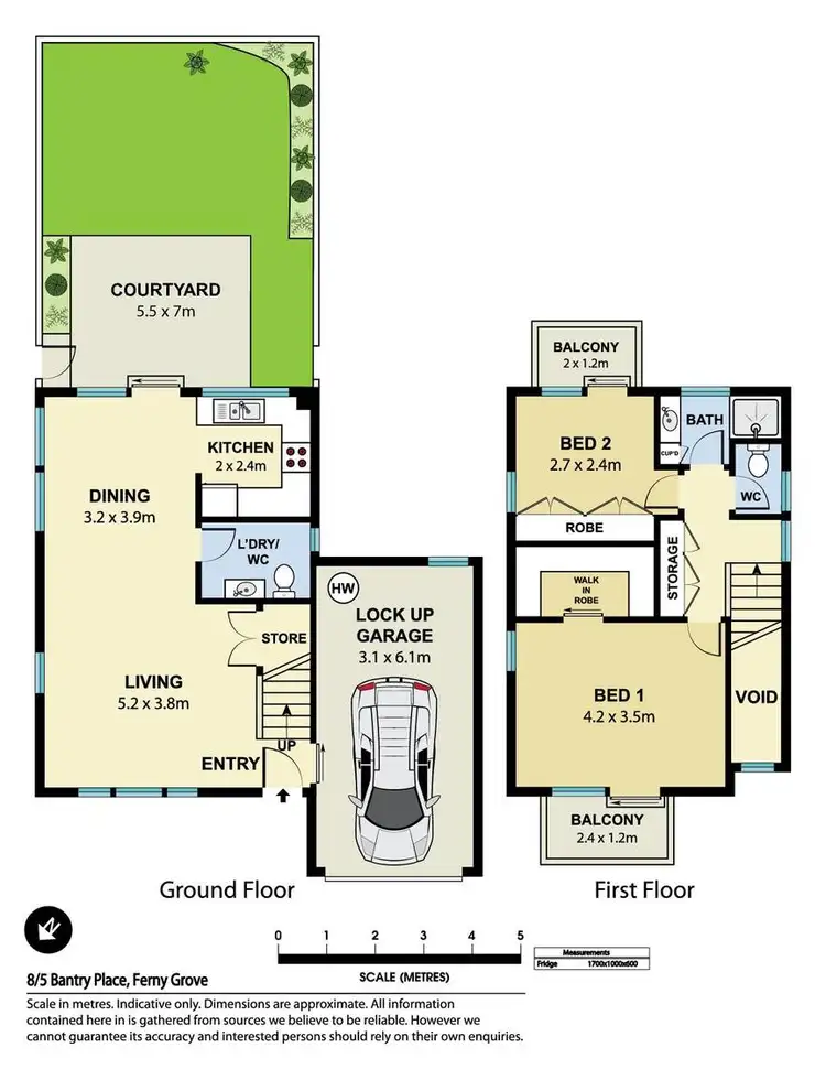 Floorplan of Homely house listing, 8/5 Bantry Place, Ferny Grove QLD 4055