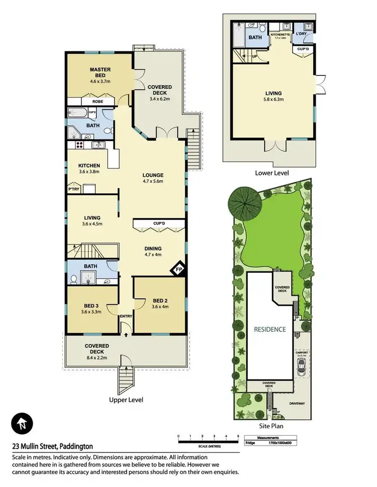 Floorplan of Homely house listing, 23 Mullin Street, Paddington QLD 4064