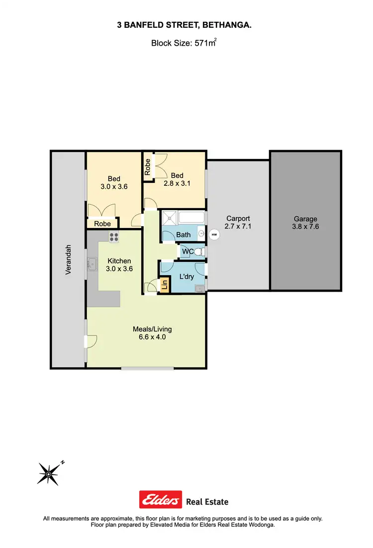 Floorplan of Homely house listing, 3 Banfeld Street, Bethanga VIC 3691