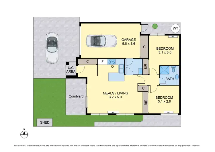 Floorplan of Homely unit listing, 4/10 Corvey Road, Reservoir VIC 3073