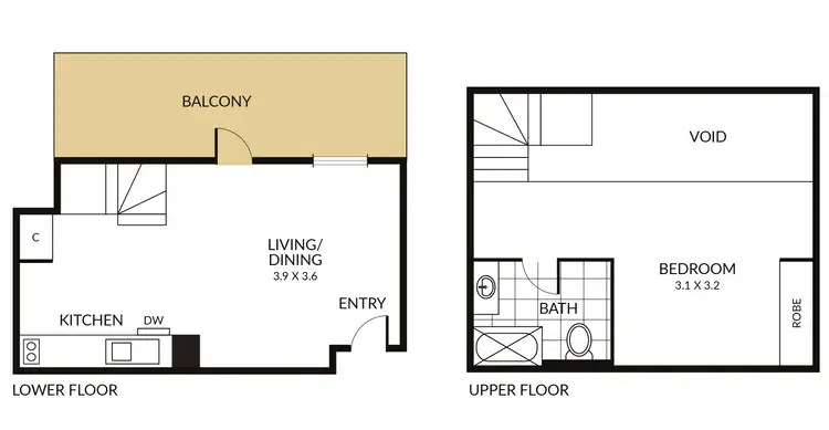 Floorplan of Homely apartment listing, 502/318 Little Bourke Street, Melbourne VIC 3000