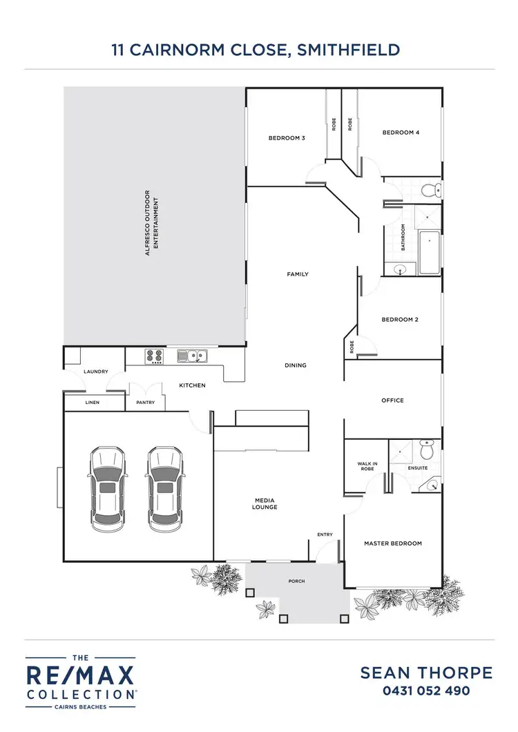 Floorplan of Homely house listing, 11 Cairnorm Close, Smithfield QLD 4878