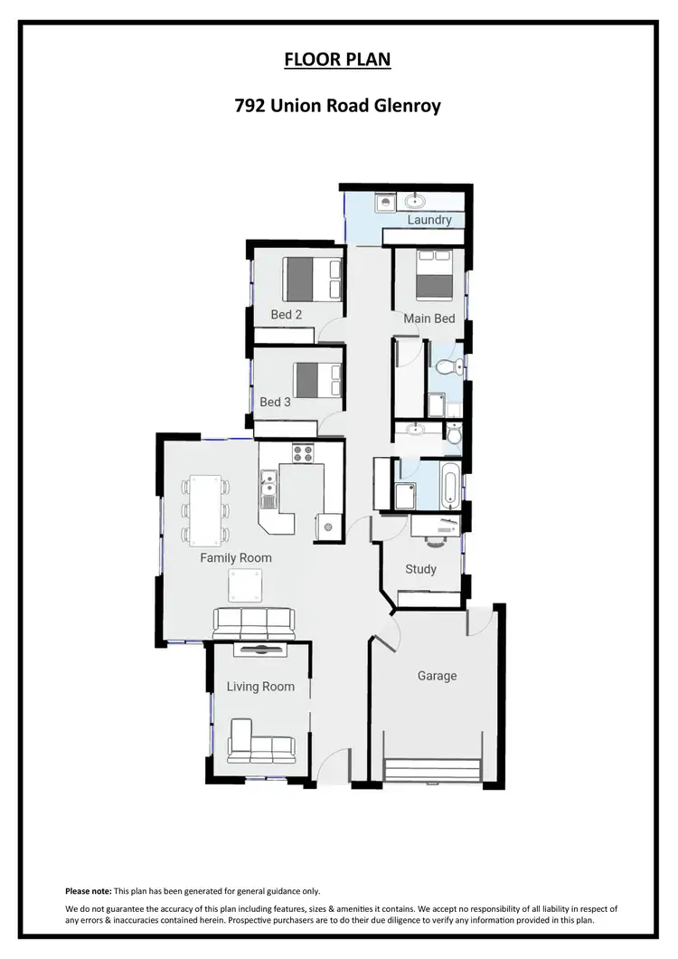 Floorplan of Homely house listing, 792 Union Road, Glenroy NSW 2640