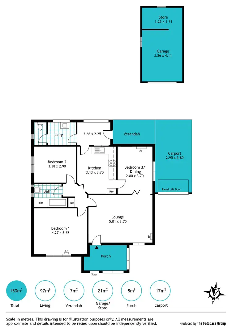 Floorplan of Homely house listing, 40 Bells Road, Glengowrie SA 5044