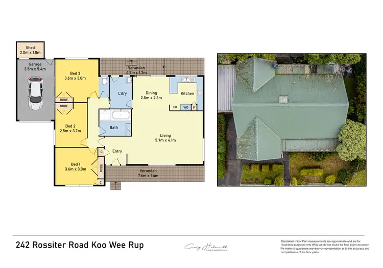 Floorplan of Homely house listing, 242 Rossiter Road, Koo Wee Rup VIC 3981