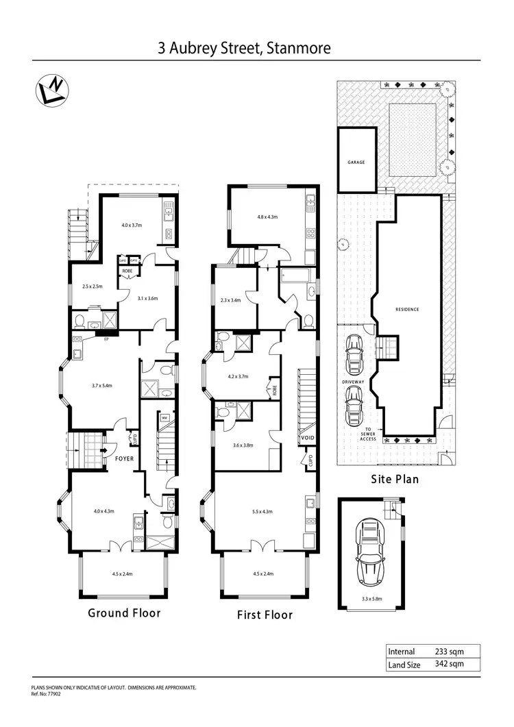 Floorplan of Homely house listing, 3 Aubrey Street, Stanmore NSW 2048