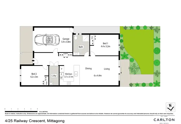 Floorplan of Homely villa listing, 4/25 Railway Crescent, Mittagong NSW 2575