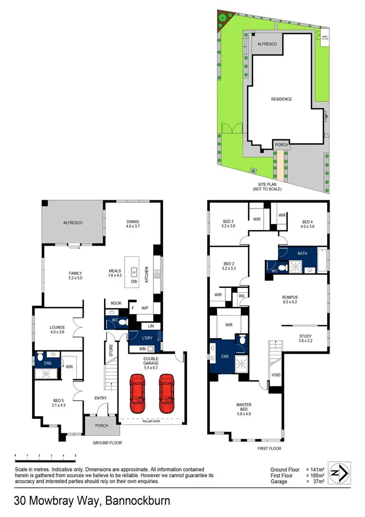 Floorplan of Homely house listing, 30 Mowbray Way, Bannockburn VIC 3331