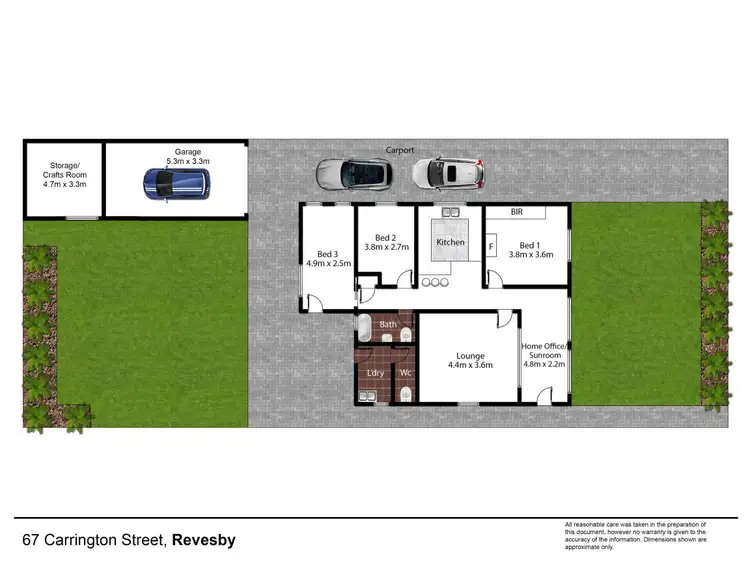Floorplan of Homely house listing, 67 Carrington Street, Revesby NSW 2212