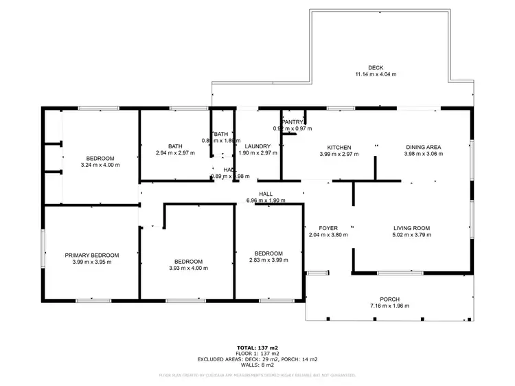 Floorplan of Homely rural property listing, 199 Forestry Road, Bauple QLD 4650