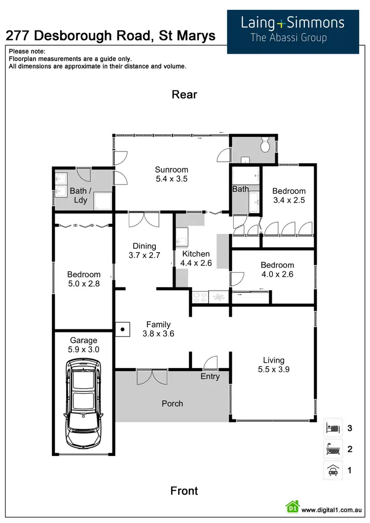 Floorplan of Homely house listing, 277 Desborough Road, St Marys NSW 2760