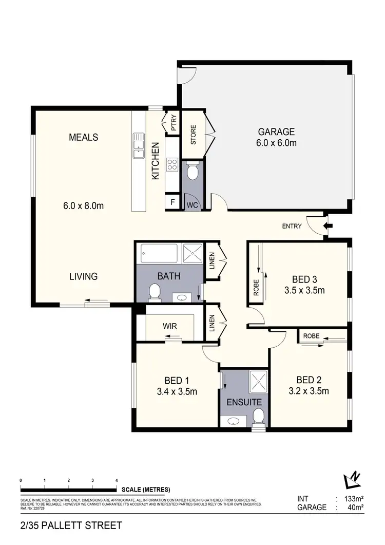 Floorplan of Homely house listing, 2/35 Pallett Street, Golden Square VIC 3555