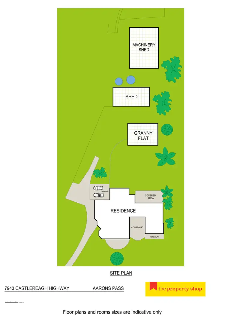 Floorplan of Homely rural property listing, 7943 Castlereagh Highway, Mudgee NSW 2850