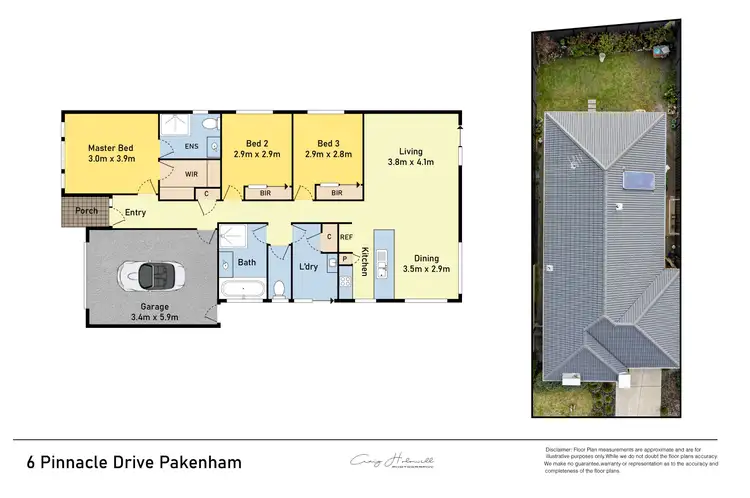 Floorplan of Homely house listing, 6 Pinnacle Drive, Pakenham VIC 3810