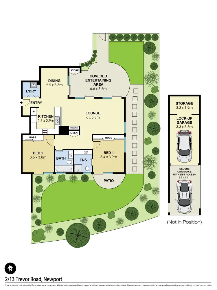 Floorplan of Homely apartment listing, 2/13 Trevor Road, Newport NSW 2106