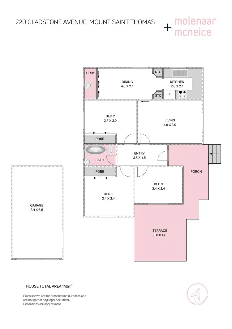 Floorplan of Homely house listing, 220 Gladstone Avenue, Mount Saint Thomas NSW 2500