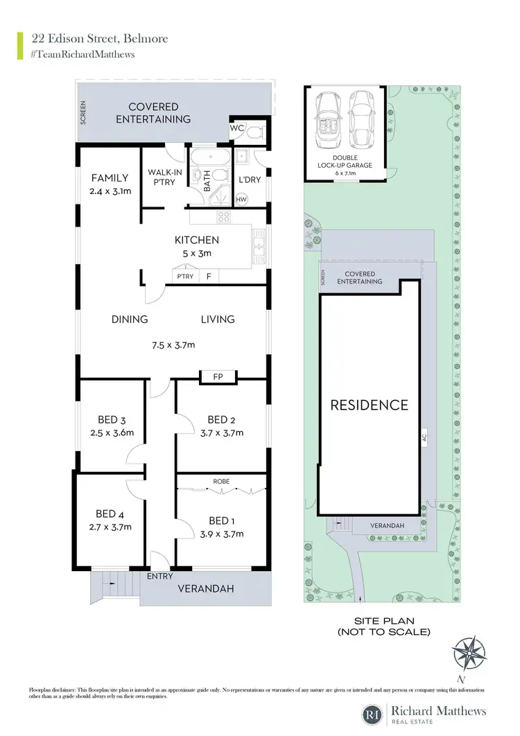 Floorplan of Homely house listing, 22 Edison Street, Belmore NSW 2192
