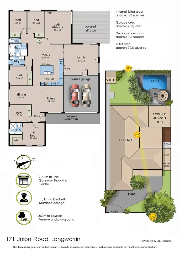 Floorplan of Homely house listing, 171 Union Road, Langwarrin VIC 3910
