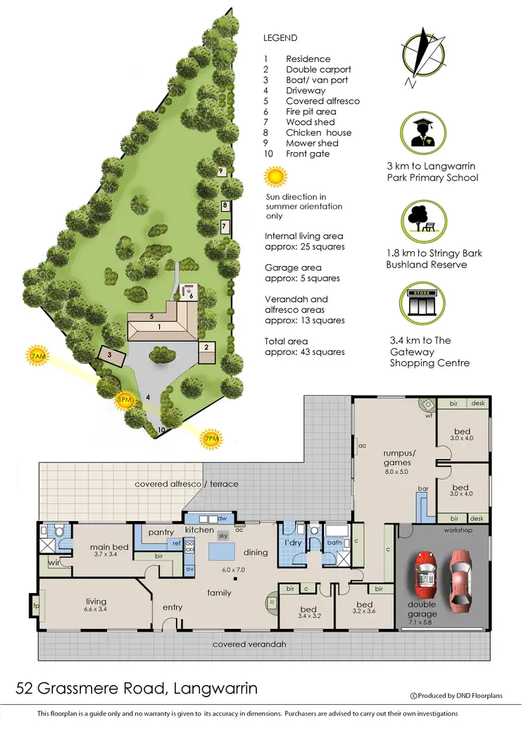 Floorplan of Homely rural property listing, 52 Grassmere Road, Langwarrin VIC 3910