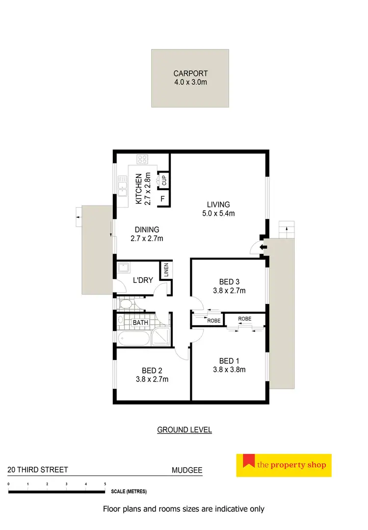 Floorplan of Homely house listing, 20 Third Street, Mudgee NSW 2850