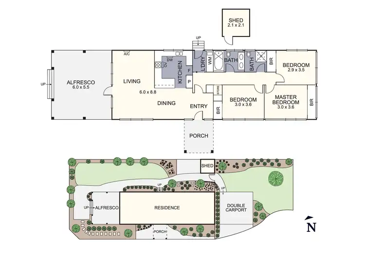 Floorplan of Homely house listing, 1/28 Jesmond Road, Croydon VIC 3136