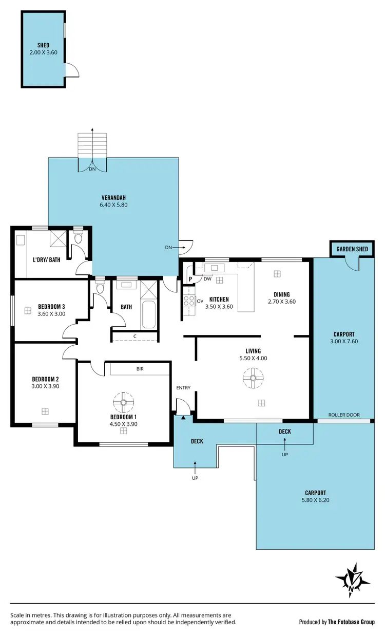Floorplan of Homely house listing, 6 Durant Avenue, Morphett Vale SA 5162
