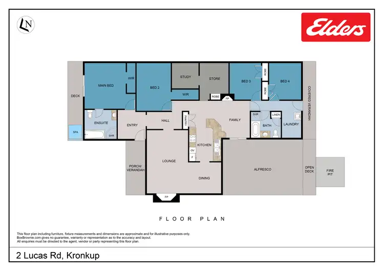 Floorplan of Homely house listing, 2 Lucas Road, Kronkup WA 6330