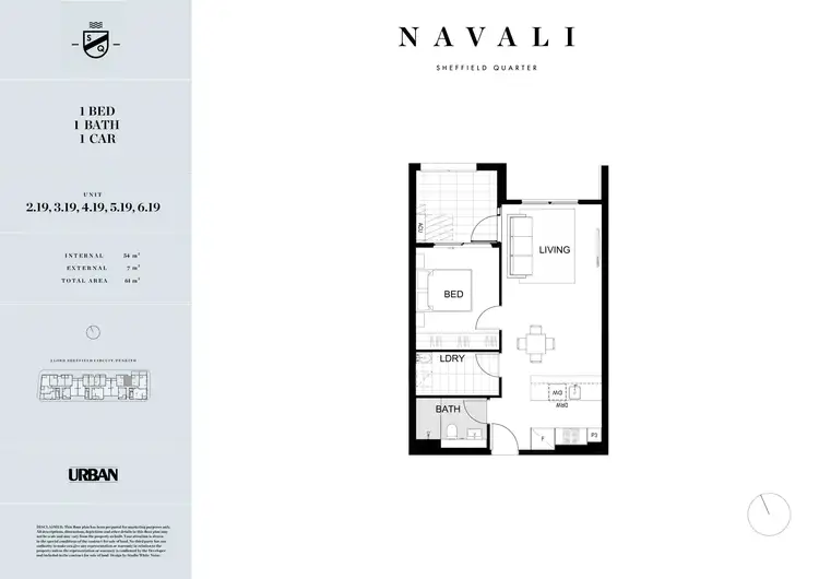 Floorplan of Homely apartment listing, 519/2A Lord Sheffield Circuit, Penrith NSW 2750