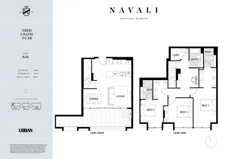 Floorplan of Homely apartment listing, 816/2A Lord Sheffield Circuit, Penrith NSW 2750