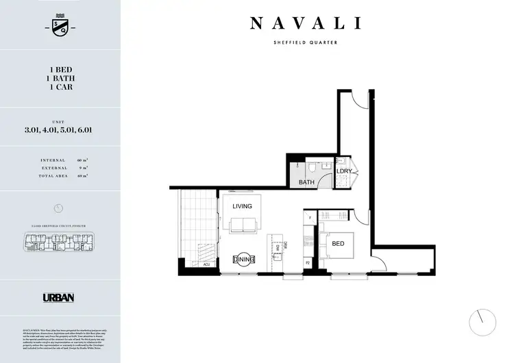 Floorplan of Homely apartment listing, 601/2C Lord Sheffield Circuit, Penrith NSW 2750