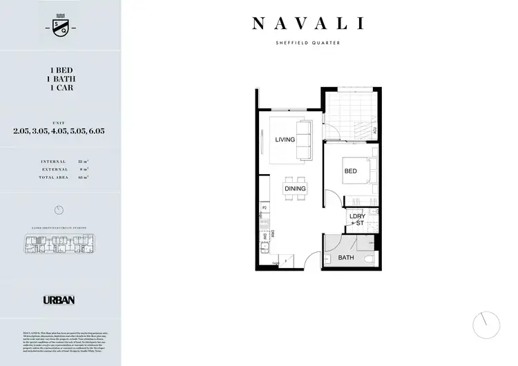 Floorplan of Homely apartment listing, 305/2C Lord Sheffield Circuit, Penrith NSW 2750