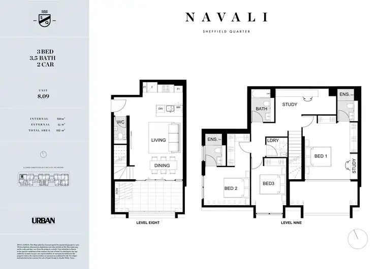 Floorplan of Homely apartment listing, 809/2B Lord Sheffield Circuit, Penrith NSW 2750
