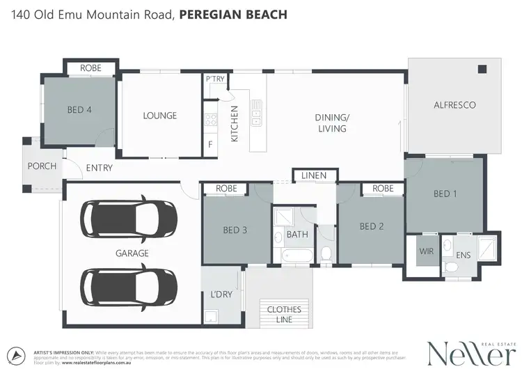 Floorplan of Homely house listing, 140 Old Emu Mountain Road, Peregian Beach QLD 4573