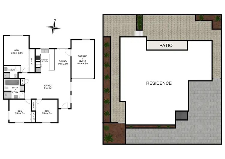 Floorplan of Homely villa listing, 4/76 Girraween Road, Girraween NSW 2145