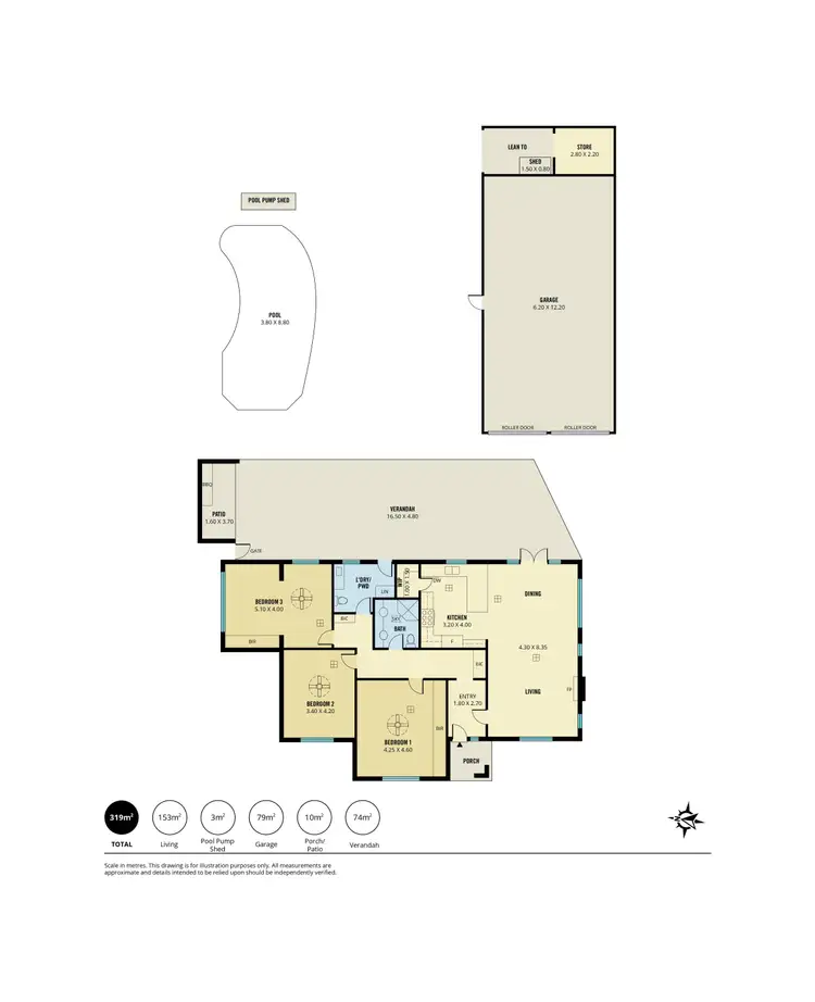Floorplan of Homely house listing, 238 Glynburn Road, Tranmere SA 5073