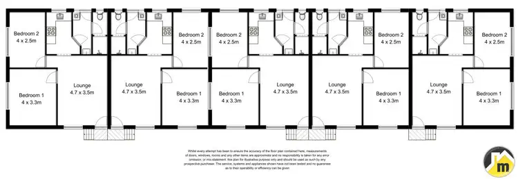 Floorplan of Homely block of units listing, 1-5/8 Powell Street, Mount Gambier SA 5290