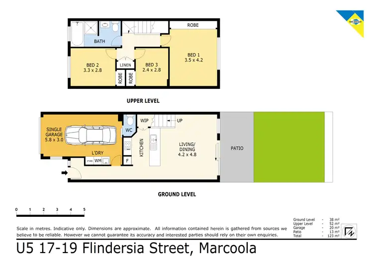 Floorplan of Homely unit listing, U5/17-19 Flindersia Street, Marcoola QLD 4564